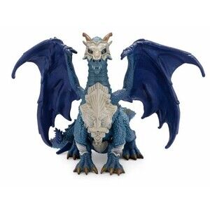 Safari Ltd Guardian Dragon Figure 2015 Fantasy Blue Winged Dragon Toy